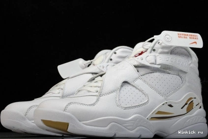 Retro White Jordan 8 OVO 1101